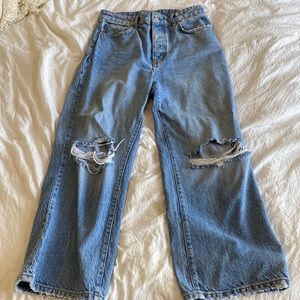 Free People Wide Leg Jean